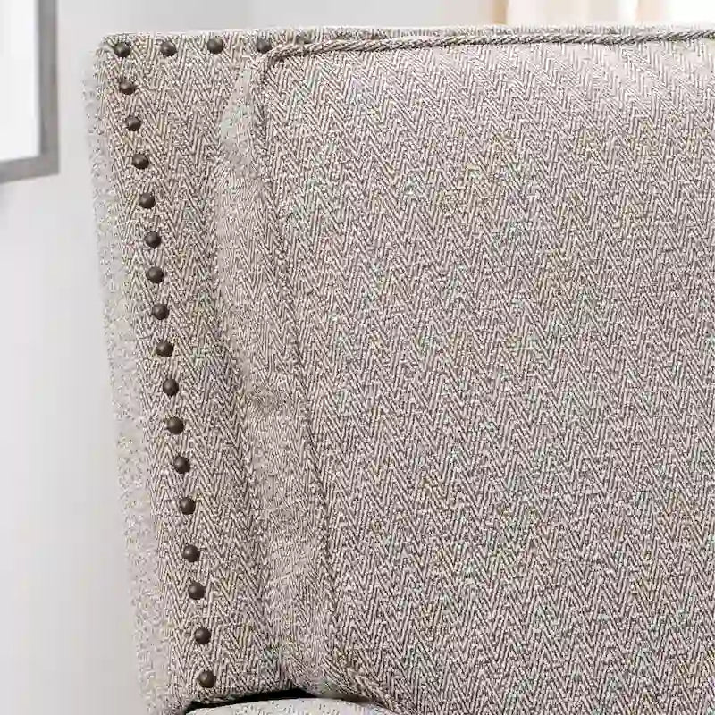 Fauteuil inclinable à dossier poussé et rembourré