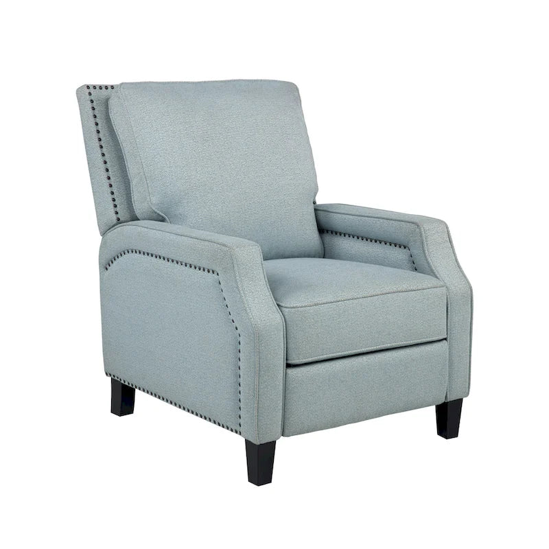 Fauteuil inclinable à dossier poussé et rembourré