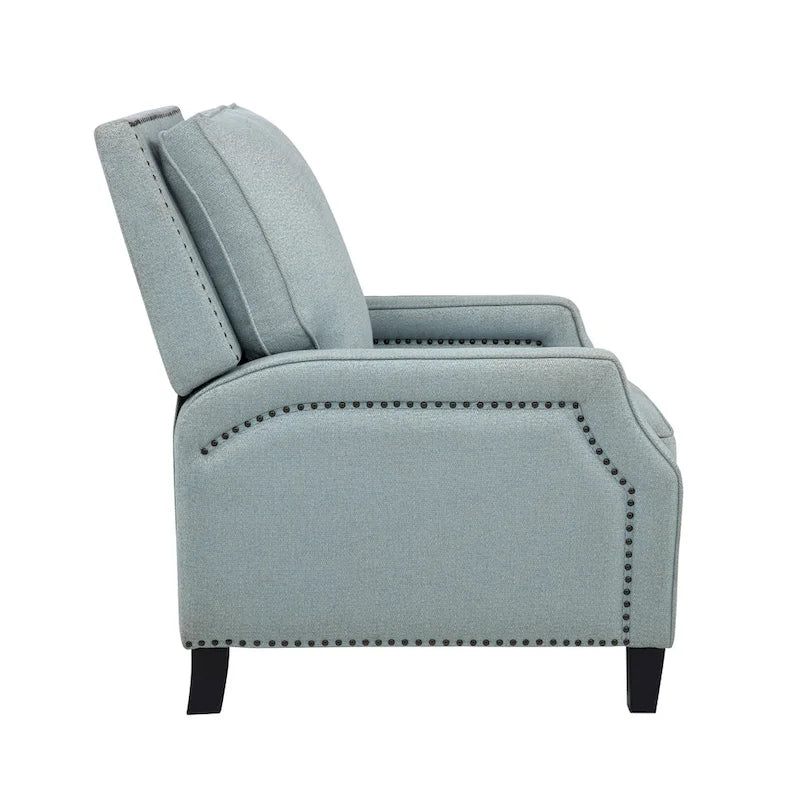 Fauteuil inclinable à dossier poussé et rembourré