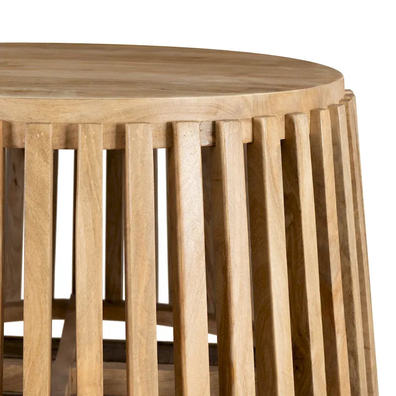 Table basse en manguier naturel