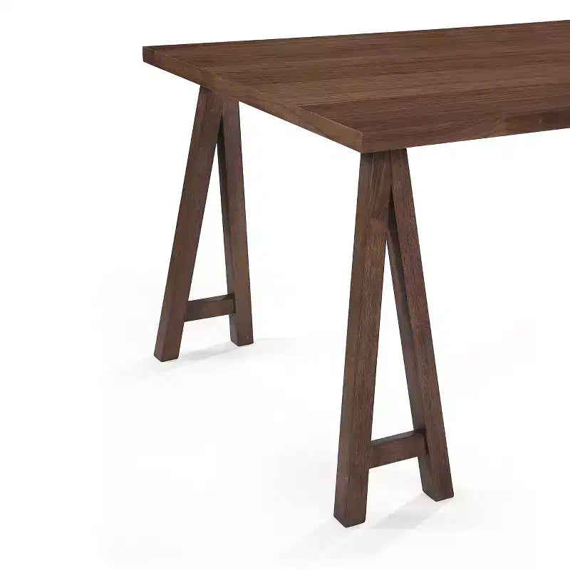 GDFStudio Hampton 7 Pieces Mid Century Modern Upholstered Rubber Wood Dining Set