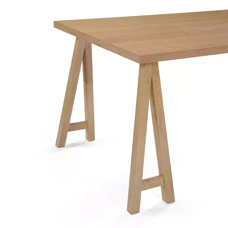 GDFStudio Hampton 7 Pieces Mid Century Modern Upholstered Rubber Wood Dining Set