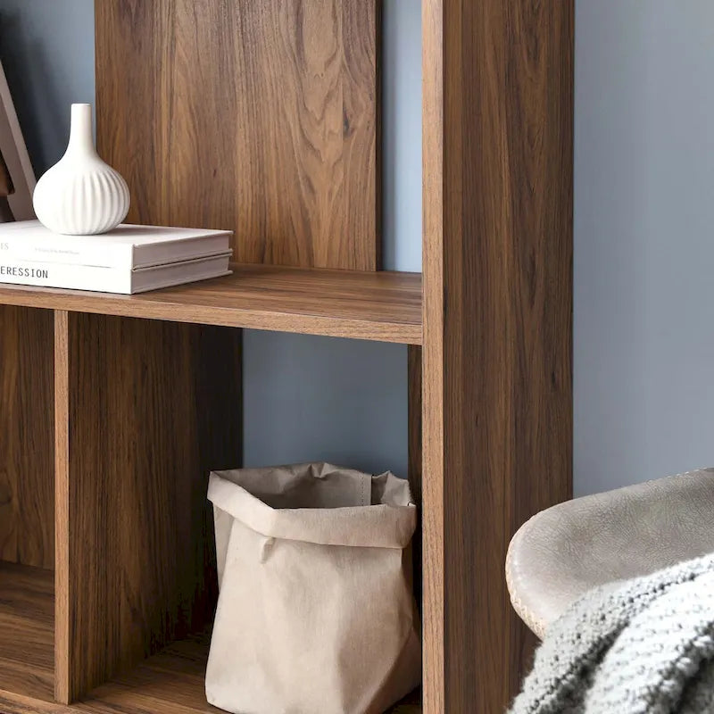 Bibliothèque en bois à 31 compartiments