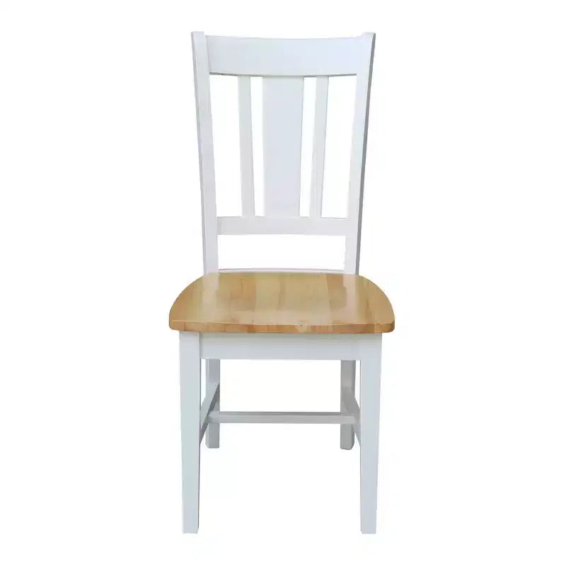 International Concepts Small Dual Drop Leaf Dining Table with 2 San Remo Splat