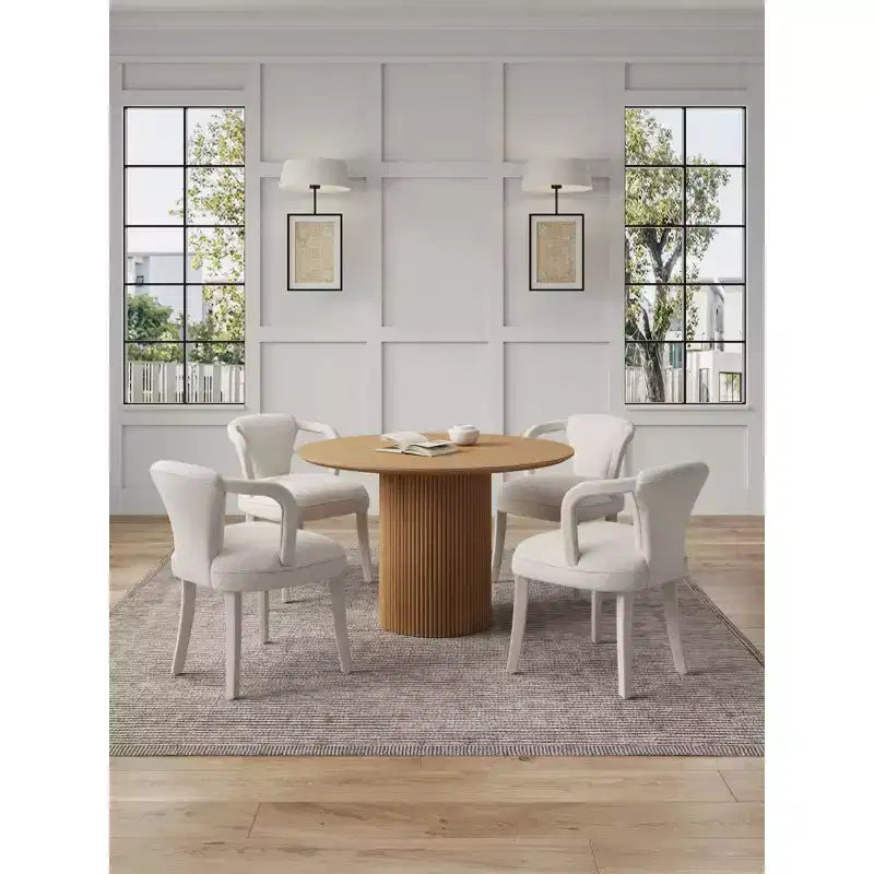 Manhattan Comfort 5pc Hathaway and Palmer Modern Dining Set