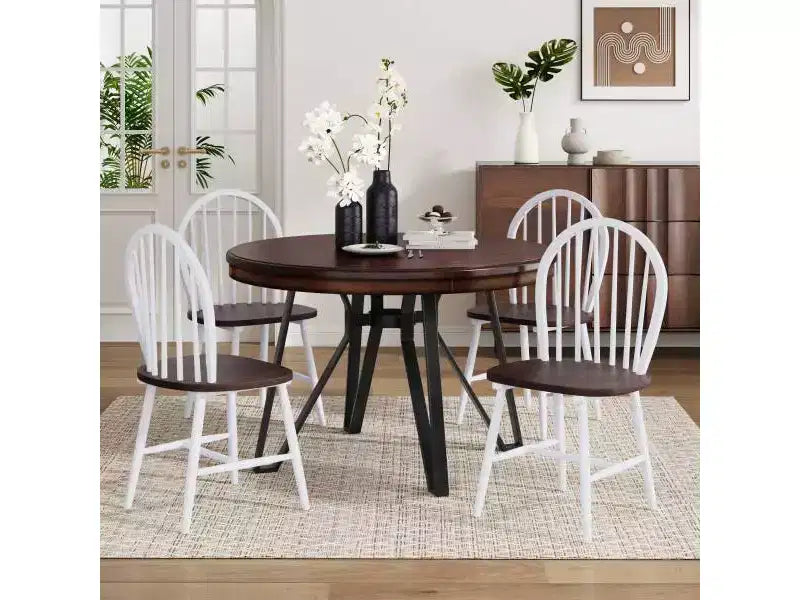 Christopher Knight Home Aria 5pc Wood and Iron Dining Set