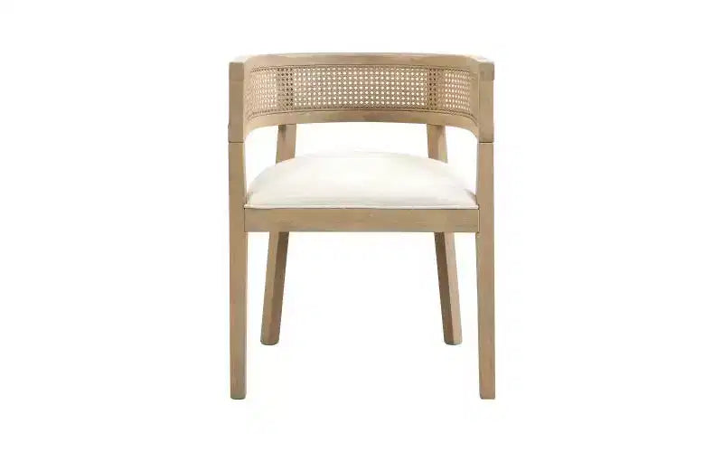 Christopher Knight Home Avery 7pc Cane and Rubberwood Upholstered Dining Set