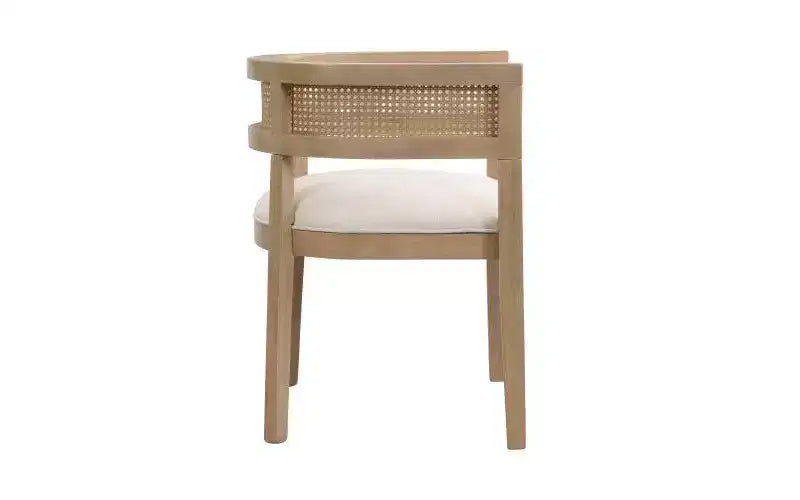 Christopher Knight Home Avery 7pc Cane and Rubberwood Upholstered Dining Set